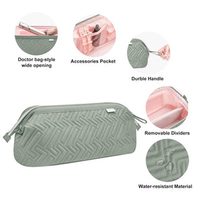 Trousse de voyage Leudes avec un éclairage naturel, mettant en valeur sa couleur