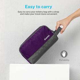 Trousse Gonex pliée dans un bagage à main