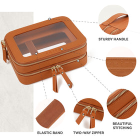 Trousse Prite sur une table avec des produits de beauté