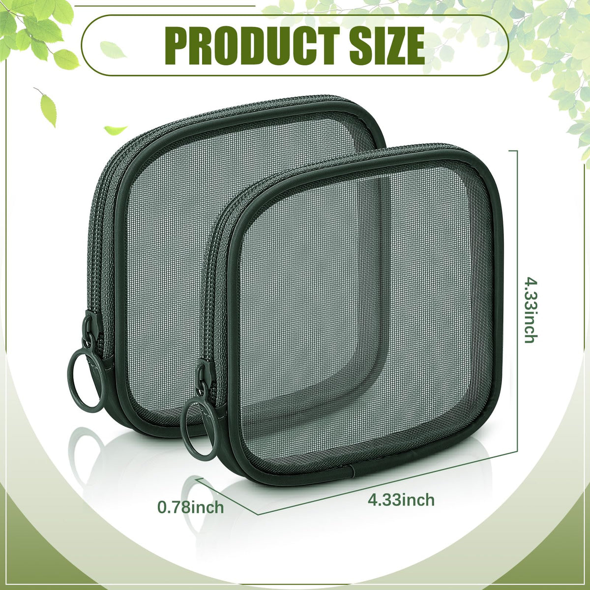 Trousse Weewooday ouverte montrant l'intérieur transparent
