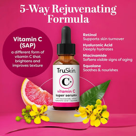 TruSkin Sérum Super Vitamine C 30 ml avec pompe