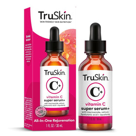TruSkin Sérum Super Vitamine C 30 ml en usage sur le visage