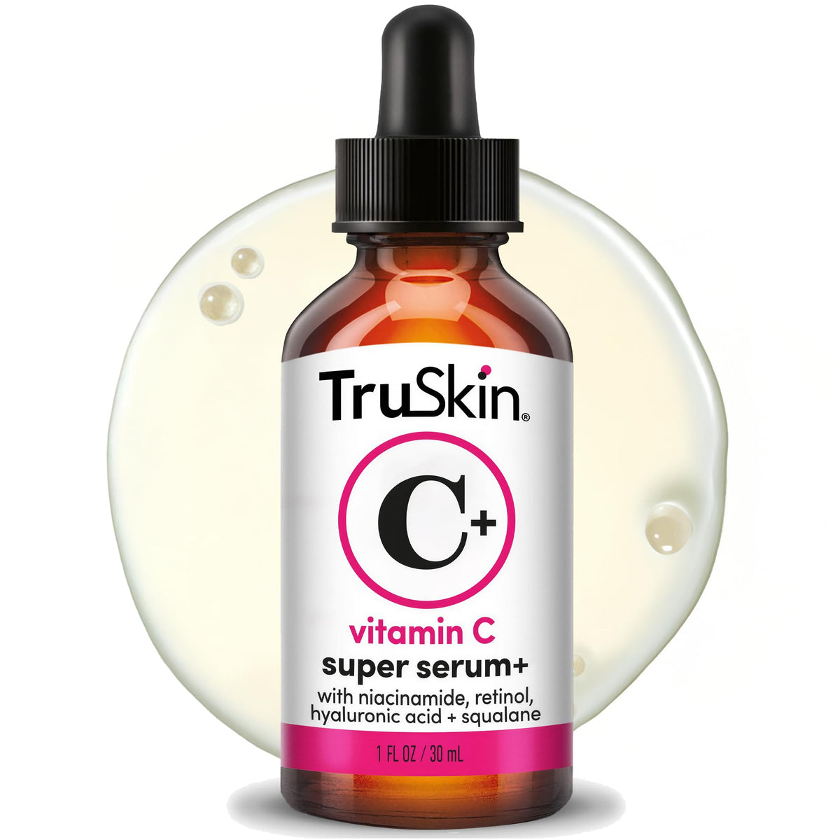 TruSkin Sérum Super Vitamine C 30 ml vue avant avec étiquette