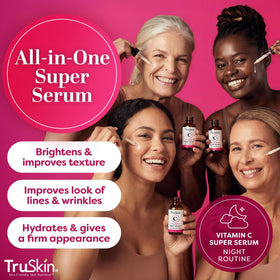 TruSkin Sérum Vitamine C 150g application sur la peau
