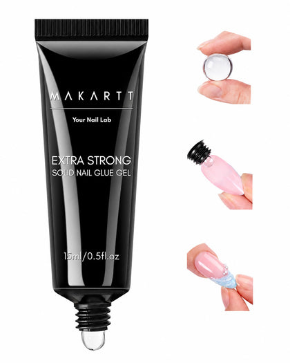 Tube de colle gel solide Makartt 15ML pour ongles press-on