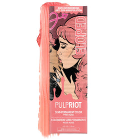 Tube de coloration semipermanente Pulp Riot Eloped rose vibrant 4 oz