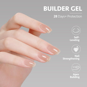 Tube de gel constructeur GAOY 16ml avec étiquette visible