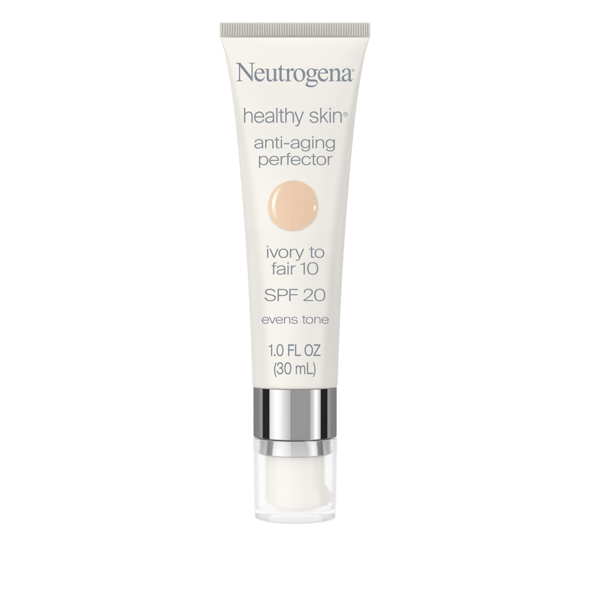 Tube de Neutrogena Hydratant Tienté Anti-Âge SPF 20, vue de face