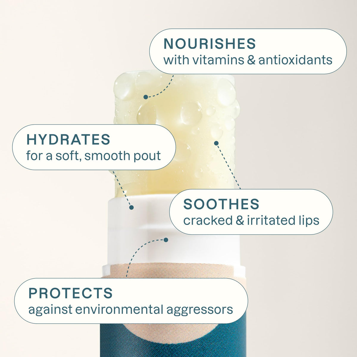 Tubes de baume à lèvres Cliganic en saveur Eucalyptus Mint