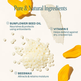 Tubes de baume à lèvres Cliganic en saveur Vanilla