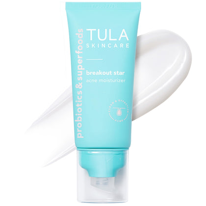 TULA Crème Hydratante Anti-Acné 50ml vue avant avec bouchon