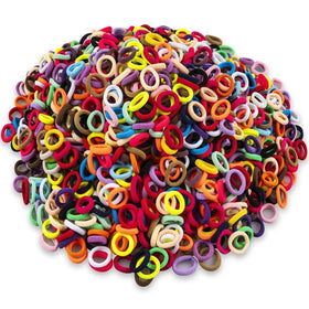 TVINLIK 400 élastiques à cheveux en couleurs mixtes