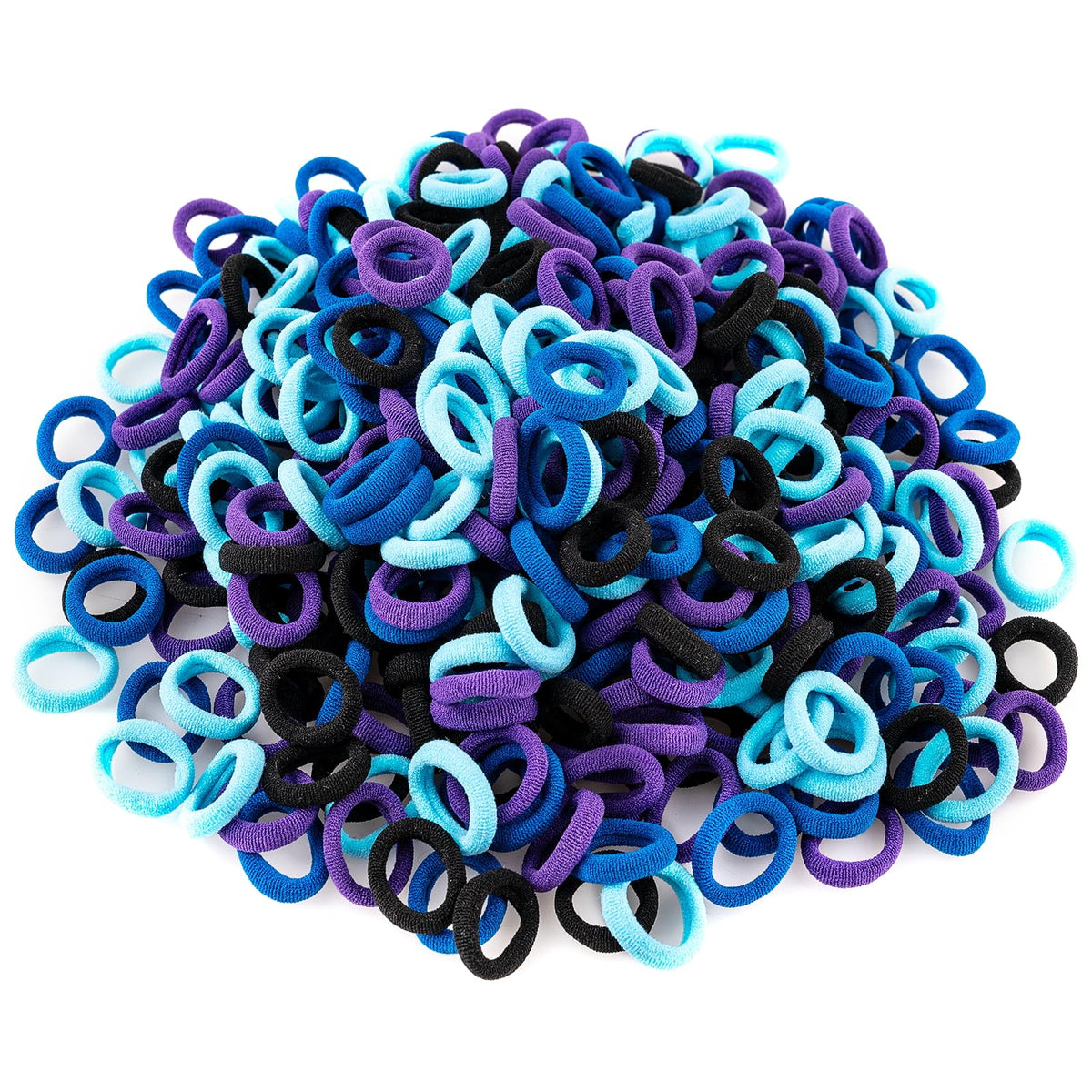 TVINLIK élastiques à cheveux 400 PCS en couleurs mélangées