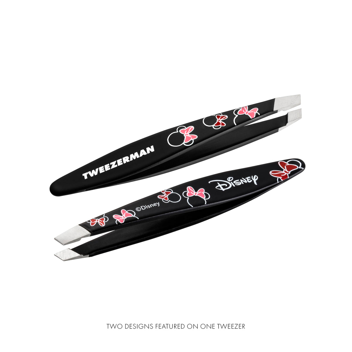 Tweezerman Mini Pince à Épiler Slant Minnie Mouse en situation