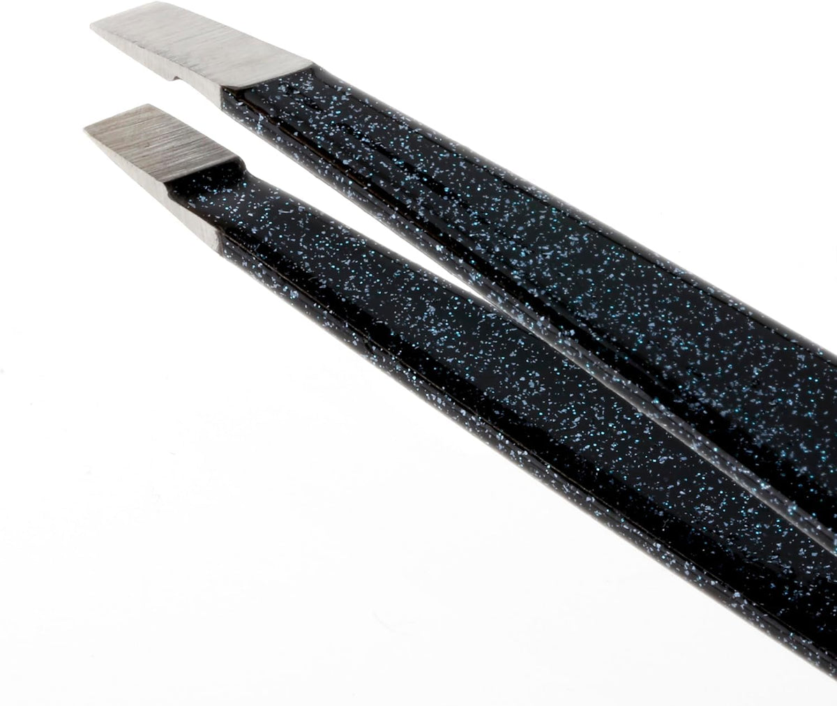 Tweezerman Pinces à Épiler Slant Dusted Onyx avec pointe inclinée à 25°