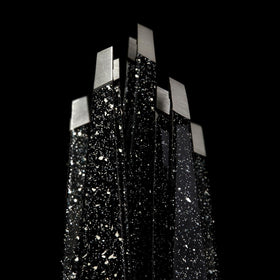 Tweezerman Pinces à Épiler Slant Dusted Onyx montrant la qualité des pointes