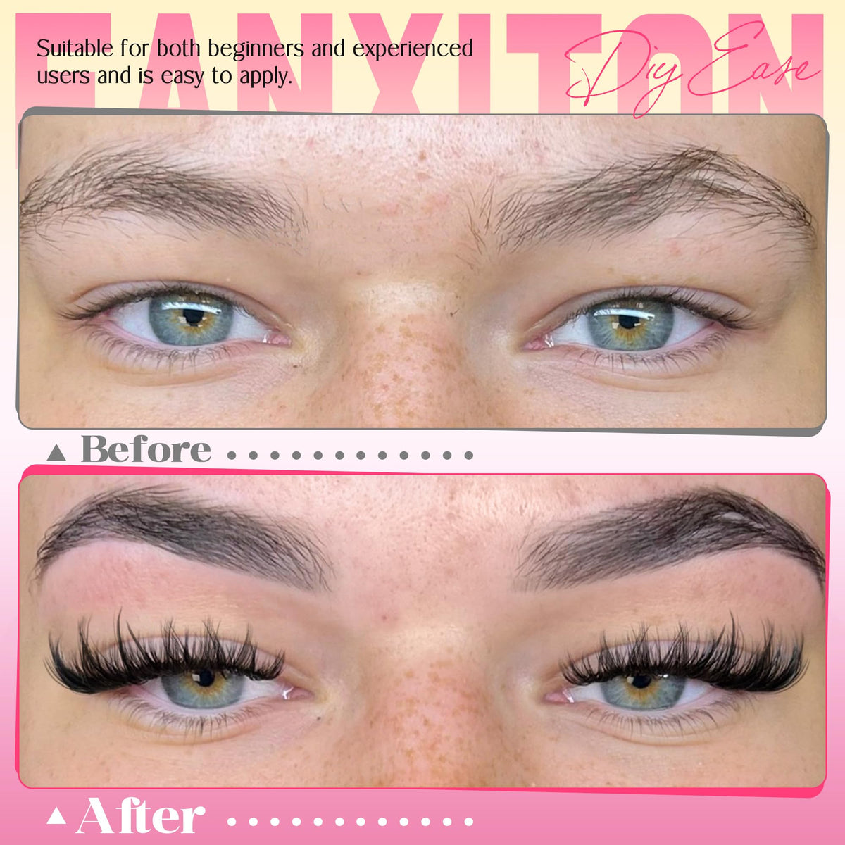 Tweezers inclus dans le kit de cils FANXITON
