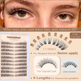 Tweezers pour appliquer les cils du kit TOOCHUNAG