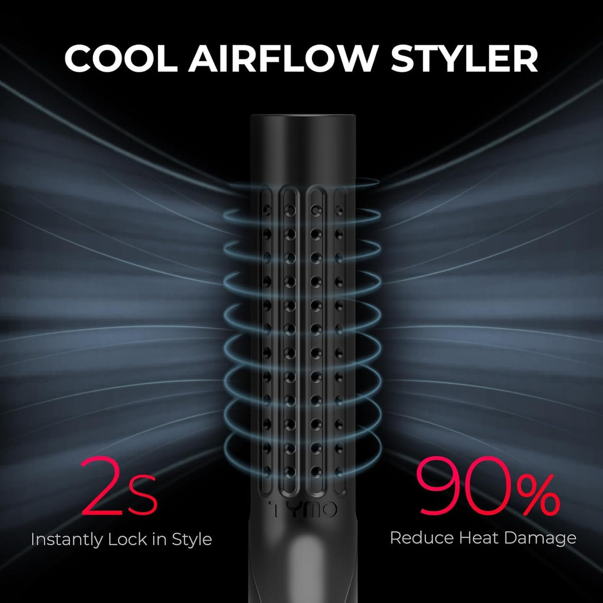 TYMO Airflow 2.0 fer à friser et lisseur avec affichage de la température