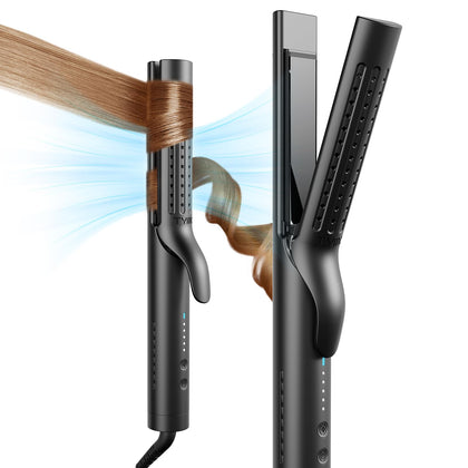 TYMO Airflow 2.0 fer à friser et lisseur noir vue de face