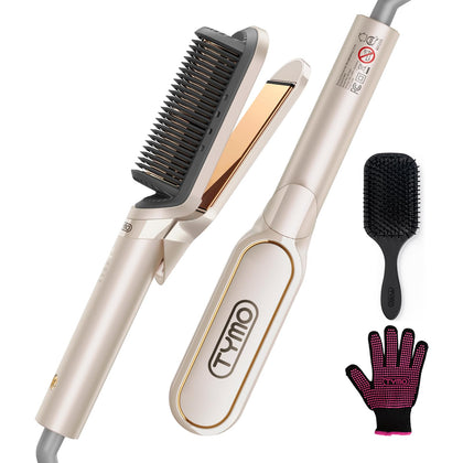 TYMO Brosse Lissante 5-en-1 vue de face avec écran LED