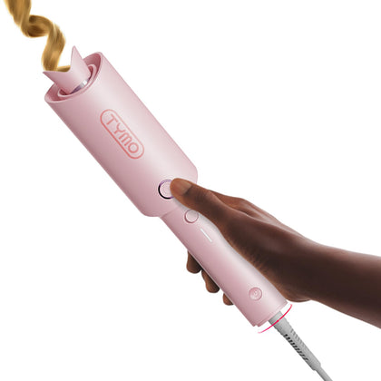 TYMO Curlpro fer à boucler automatique 1 pouce rose vue de face