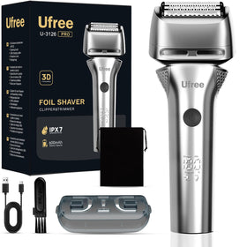 Ufree rasoir électrique à grille vue avant avec écran LED