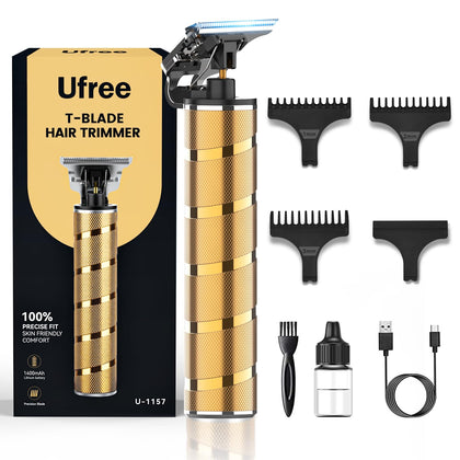 Ufree tondeuse à barbe, vue avant avec lame T