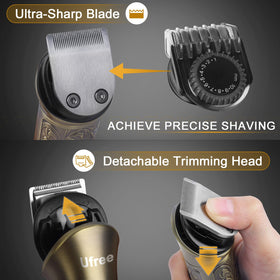 Ufree Tondeuse à Cheveux sans Fil avec accessoires de toilettage