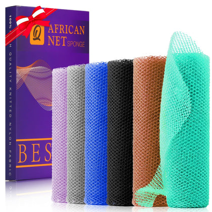 UJFQBH éponge de bain africaine vue avant en violet