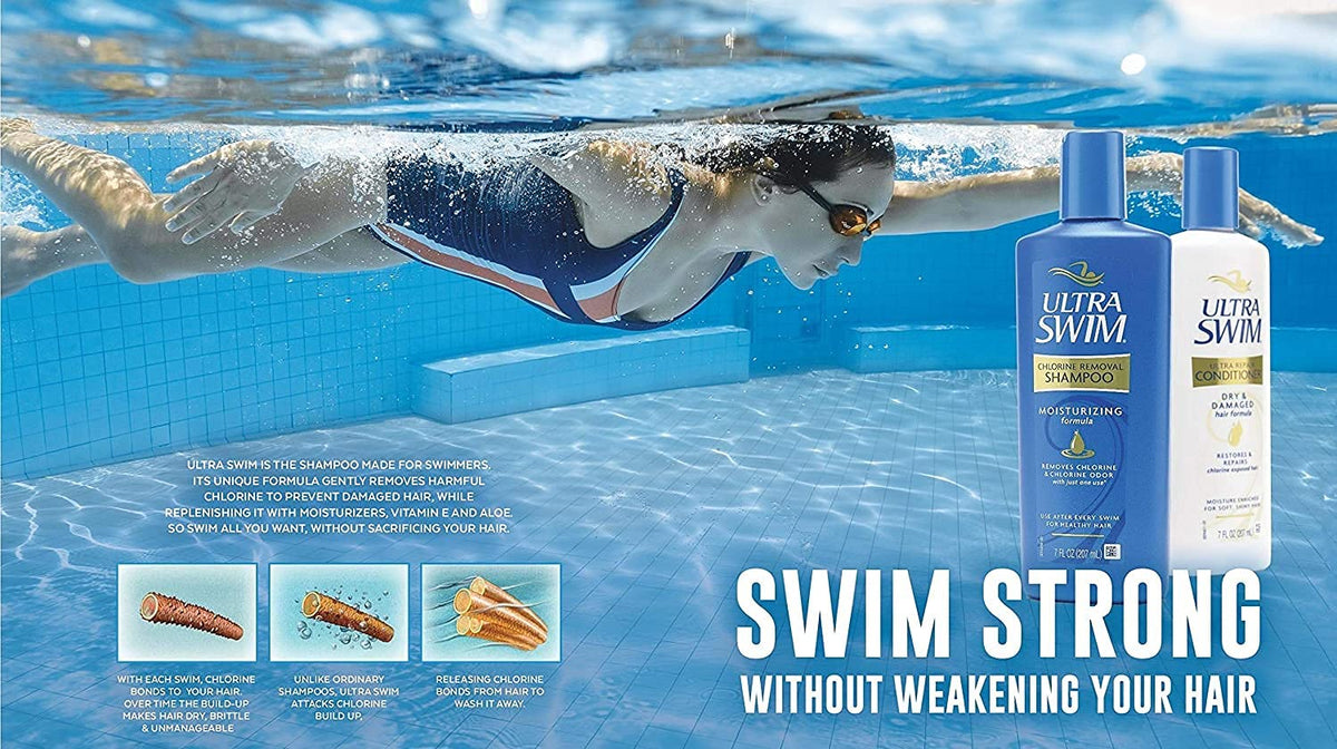 UltraSwim Conditioner 250g dans une salle de bain