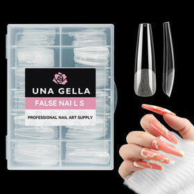UNA GELLA Coffin Nail Tips XXL 120PCS vue de face