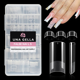UNA GELLA Gel Tips Carrés 504 Pcs devant