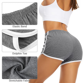 URATOT Shorts en Coton Femme - Gros Plan sur le Tissu