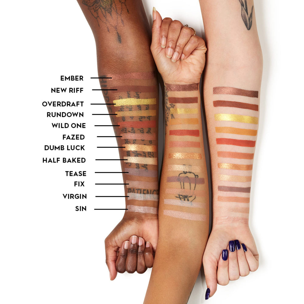 URBAN DECAY 24/7 Eyeshadow cuivré chaud en situation d'utilisation