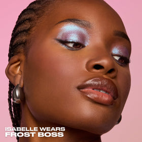 URBAN DECAY 24/7 Glaze On Duochrome Eyeshadow Blue Lavender with other makeup products