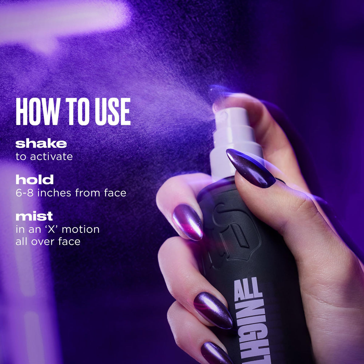 URBAN DECAY Spray Fixateur Maquillage Waterproof 118 ml près d'un miroir