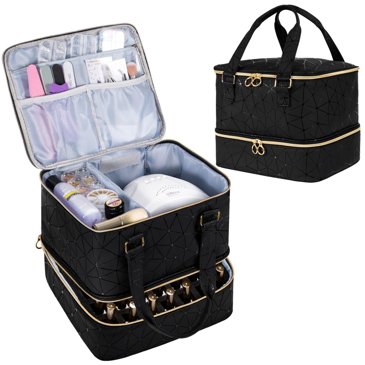 Uross Organisateur de Vernis à Ongles Noir vue avant