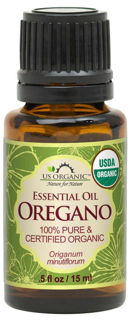 US Organic Huile Essentielle d'Origan 15 ml vue avant