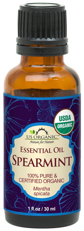 US Organic Huile Essentielle de Menthe Poivrée 30 ml vue avant