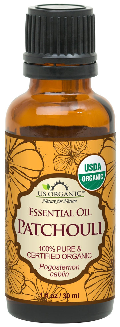 US Organic Huile Essentielle de Patchouli 30 ml vue avant