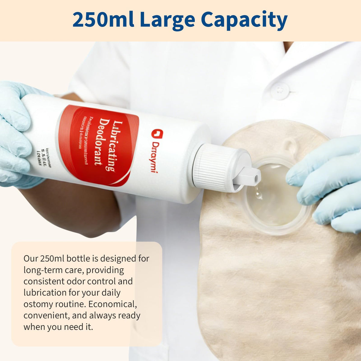 Usage quotidien du déodorant lubrifiant DERAYMI
