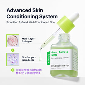 Utilisation de l'ampoule SUNGBOON EDITOR sur le visage