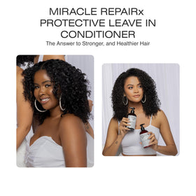 Utilisation de l'après-shampooing Miracle RepaiRx sur cheveux