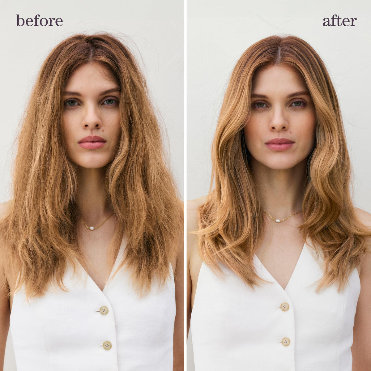 Utilisation de l'après-shampooing sur cheveux abîmés