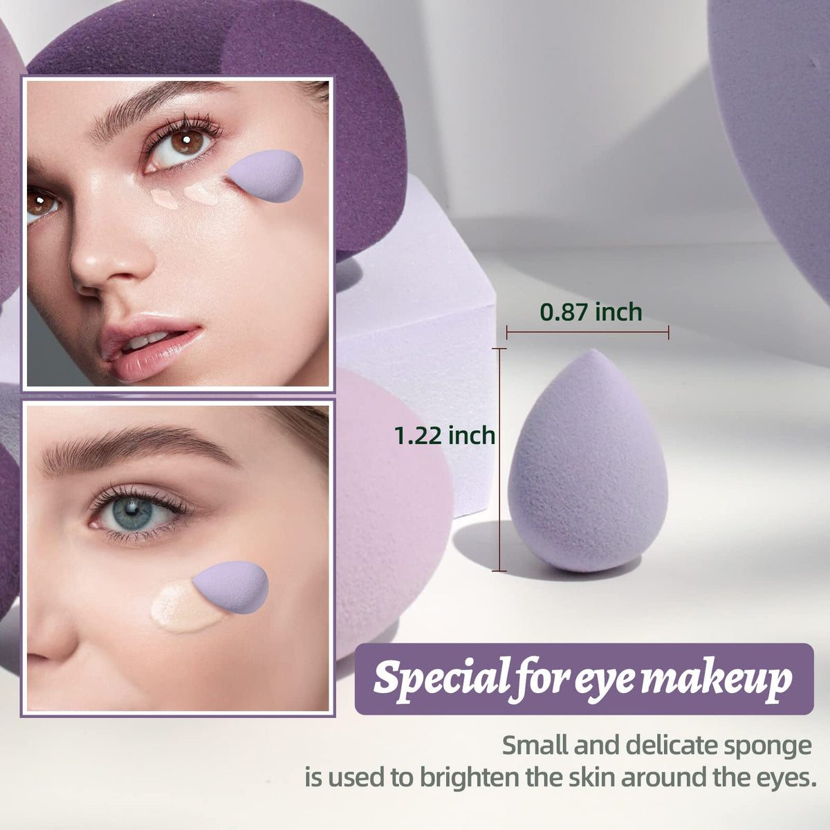 Utilisation de l'éponge à maquillage BS-MALL pour l'application de fond de teint