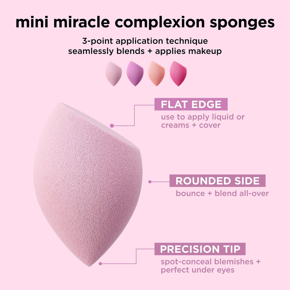 Utilisation de l'éponge Mini Miracle Complexion pour le maquillage