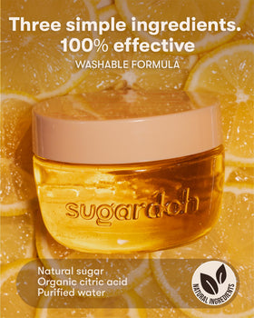 Utilisation de la cire sucre SUGARDOH sur la peau