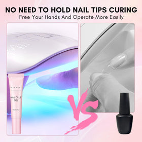 Utilisation de la colle à ongles gel pour un nail art 3D