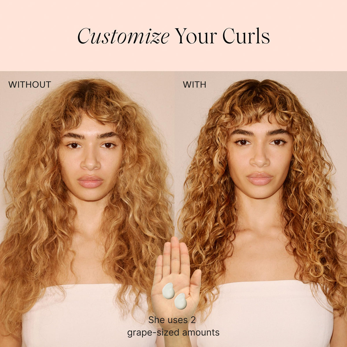 Utilisation de la Crème de Séchage à L'air sur cheveux secs